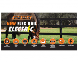 HARDWARE FRONT…. WARATAH NEW PRODUCT – EQUINE FLEX RAIL SYSTEM